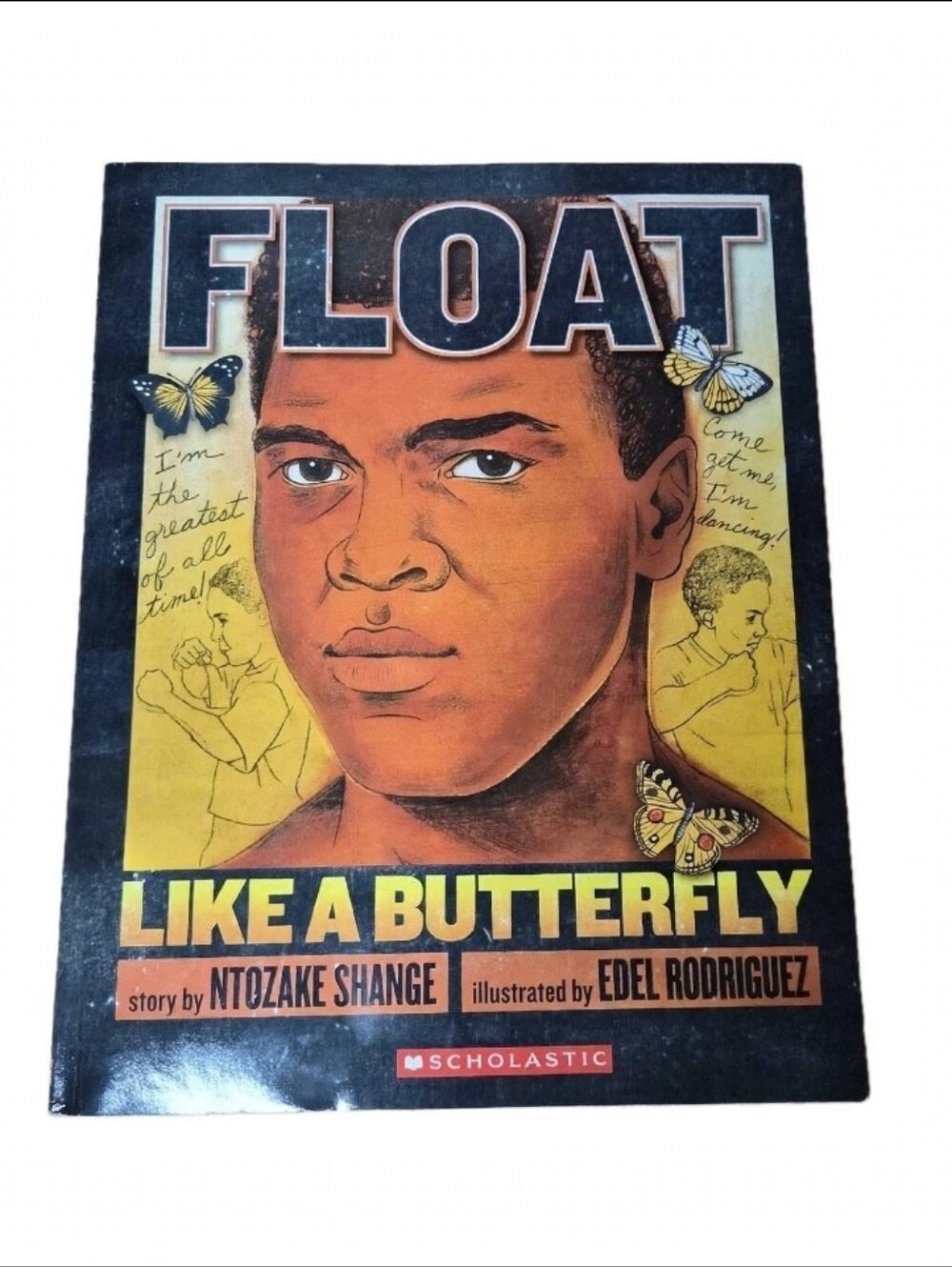 Scholastic Float Like a Butterfly Wall Art - Yellow & Black